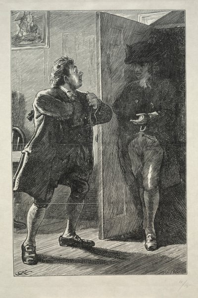 Ein Schauspielerurlaub, 1867 von Charles Samuel Keene