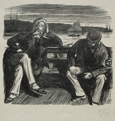 Lady Nelly - die Kokette von Charles Samuel Keene