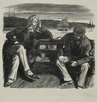 Lady Nelly - die Kokette, 1869 von Charles Samuel Keene