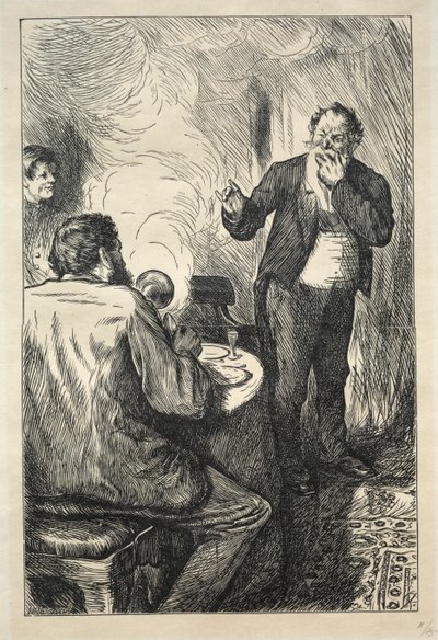 Rauchen strengstens verboten von Charles Samuel Keene