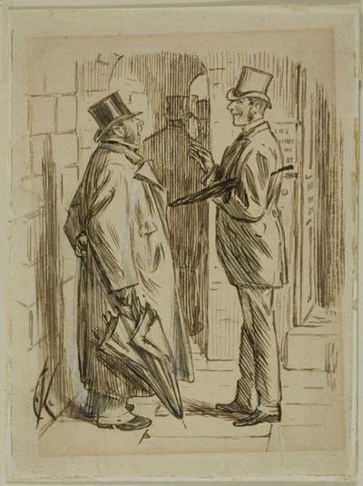 Auf dem Markt von Charles Samuel Keene