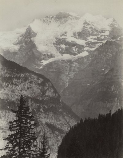 Jungfrau, Blick von Mürren, Schweiz von Charles Soulier