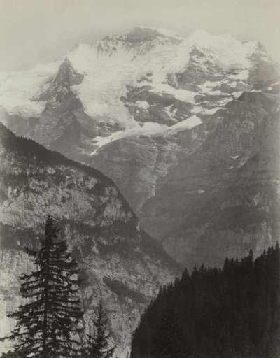 Jungfrau, Blick von Mürren, Schweiz von Charles Soulier