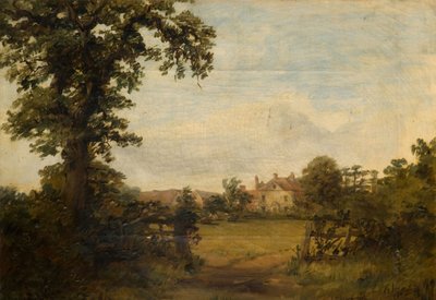 Metchley Park Farm, Harborne, 1845 von Charles Thomas Burt