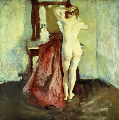 Akt vor dem Spiegel von Charles Webster Hawthorne