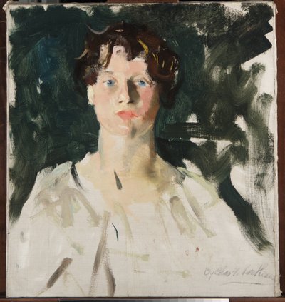 Porträt einer Frau von Charles Webster Hawthorne