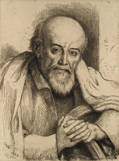 Porträt von Samuel Palmer, 1884 von Charles West Cope