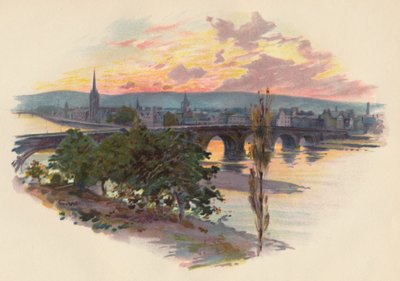 Perth, von Bridge End, 1907, ca. 1890 von Charles Wilkinson