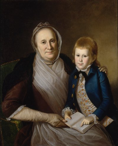 Mrs. James Smith und Enkel, 1776 von Charles Willson Peale