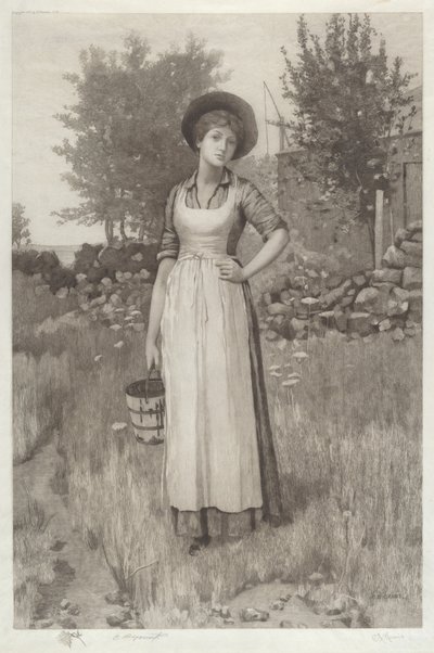 Ohne Titel (Bauerntochter) von Charles X. Harris