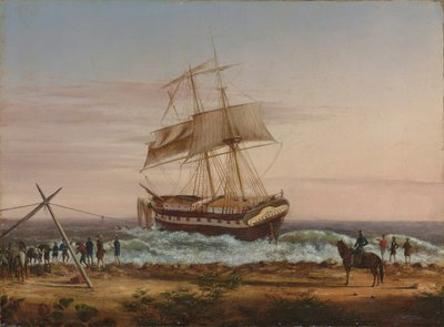 Die Kaspische auf Grund gelaufen von Charles de Wolfe Brownell
