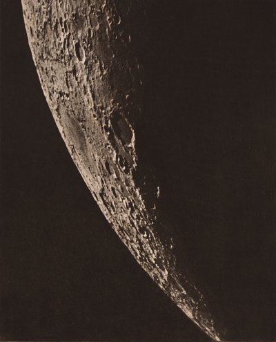 Fotografische Karte des Mondes von Charles le Morvan