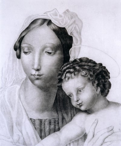 Madonna und Kind von Charlotte Bronte
