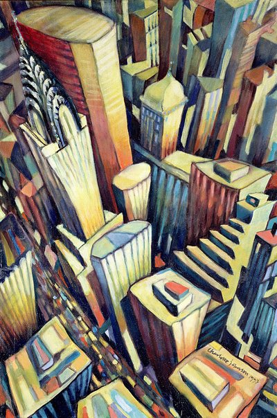 Das Chrysler Building, 1993 von Charlotte Johnson Wahl