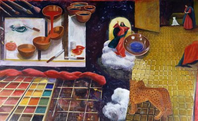 Die Herstellung von Zinnober, 2003 von Charlotte Moore