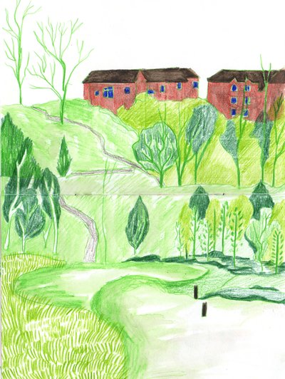 Golfplatz, 2021 von Charlotte Orr