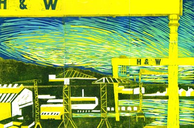 Harland & Wolff Kräne, Belfast von Charlotte Orr