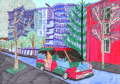 Koloniestraße, Hochzeit, 2017 von Charlotte Orr