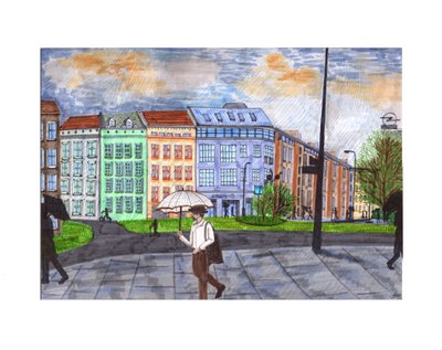 Moritzplatz, 2020 von Charlotte Orr