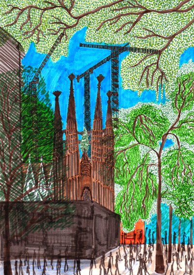 Sagrada Familia, 2017 von Charlotte Orr