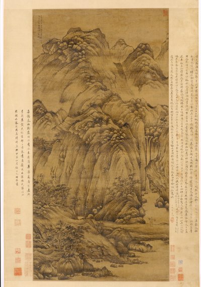 Der Holzfäller von Luofu, 1366 von Chen Ruyan