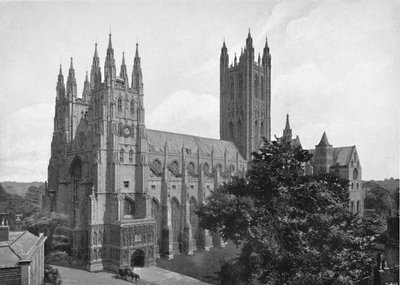 Kathedrale von Canterbury, ca. 1896 von Chester Vaughan