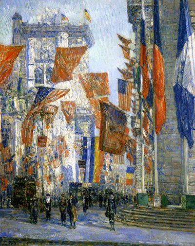 Allee der Verbündeten von Childe Frederick Hassam