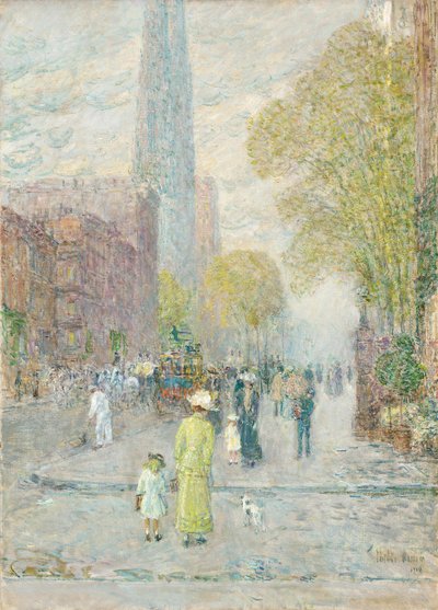 Kathedralenspitzen, Frühlingsmorgen von Childe Frederick Hassam