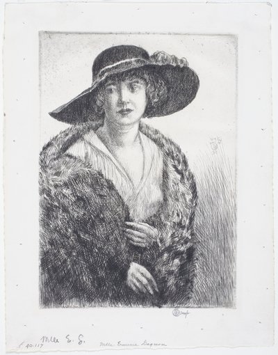 Mlle Erminie Gagnon von Childe Frederick Hassam