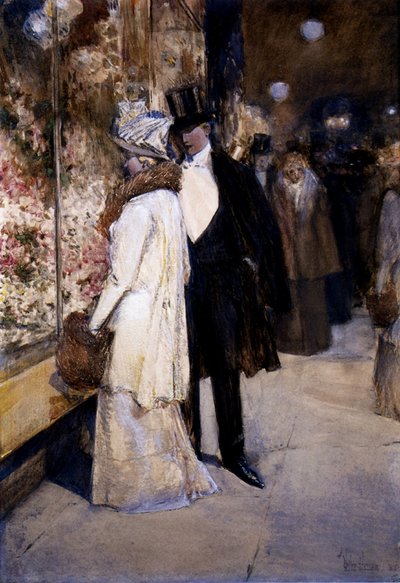 Neujahrsnacht, New York von Childe Frederick Hassam
