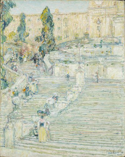 Die Spanische Treppe, Rom von Childe Frederick Hassam