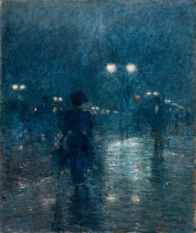 Fifth Avenue Nocturne, ca. 1895 von Childe Hassam