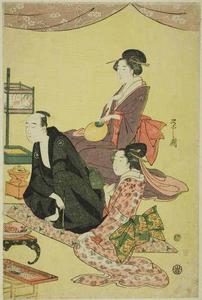 Ein Bankettszene von Chobunsai Eishi