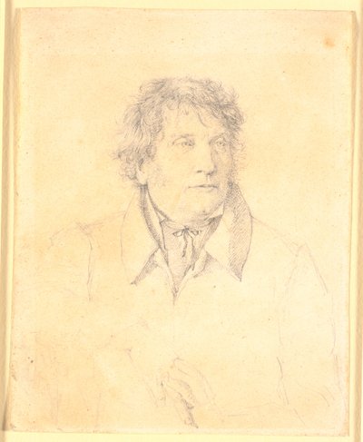 Porträt des Vaters, Bäckermeister P.B. Købke von Christen Købke