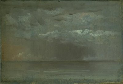 Studie von Wolken über dem Meer von Christen Købke