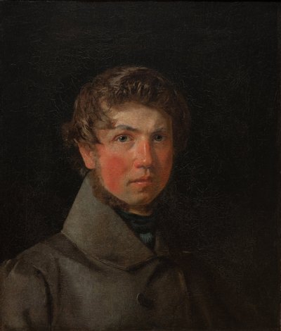 Selbstporträt, ca. 1833 von Christen Schjellerup Købke