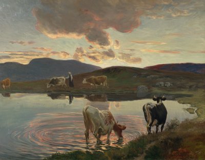 Nach Sonnenuntergang von Christian Eriksen Skredsvig