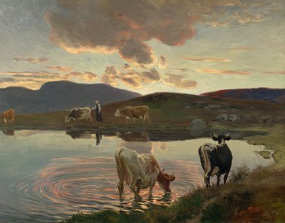 Nach Sonnenuntergang von Christian Eriksen Skredsvig