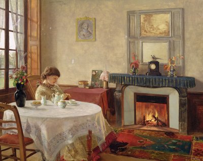 Interieur von Christian Eriksen Skredsvig