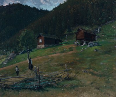 Vinjes Geburtsort, Telemark von Christian Eriksen Skredsvig