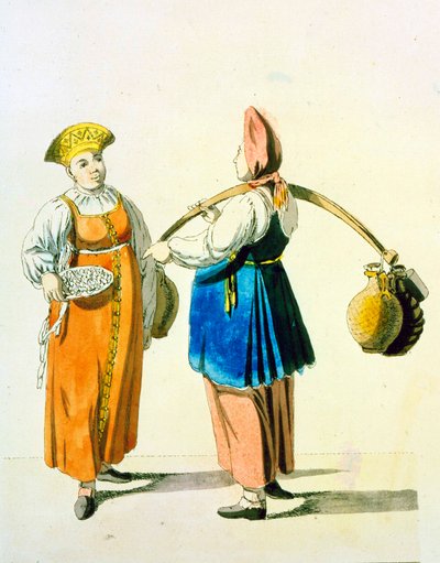 Milchmädchen, 1799 von Christian Gottfried Heinrich Geissler