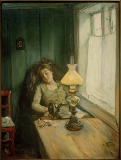 Müde von Christian Krohg