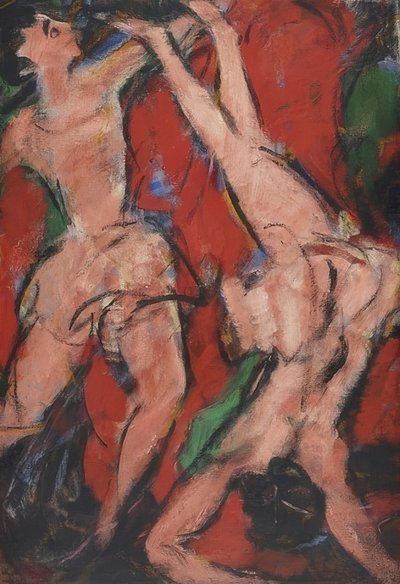 Akrobaten von Christian Rohlfs