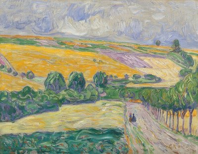 Landschaft bei Oberweimar von Christian Rohlfs