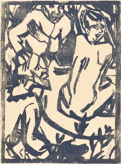 Susanna und die Ältesten, 1916-1917 von Christian Rohlfs
