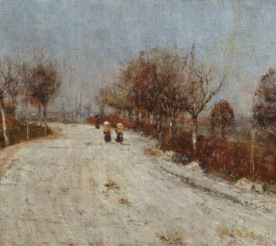 Die Straße nach Gelmeroda, 1893 von Christian Rohlfs