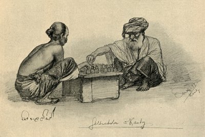 Geldverleiher, Kandy, Ceylon, 1898 von Christian Wilhelm Allers