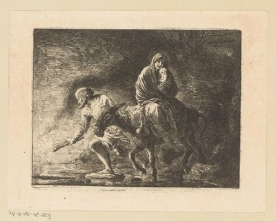 Flucht nach Ägypten von Christian Wilhelm Ernst Dietrich