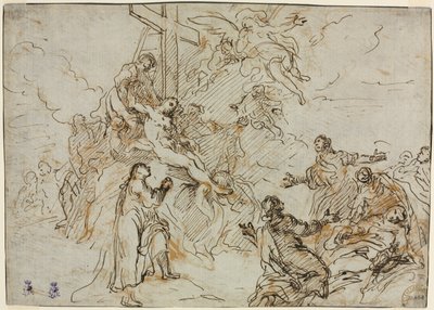 Die Kreuzabnahme verso, zweite Hälfte des 18. Jahrhunderts von Christian Wink