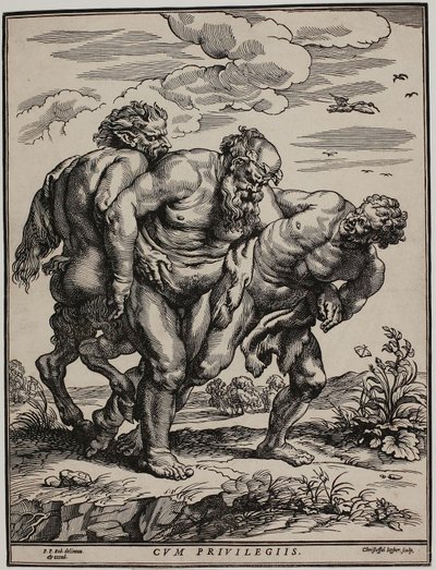 Der betrunkene Silenus von Christoffel Jegher